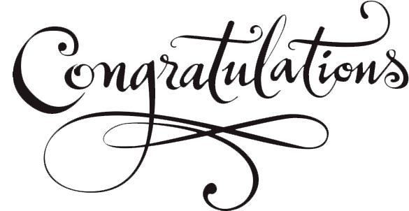 Congratulations