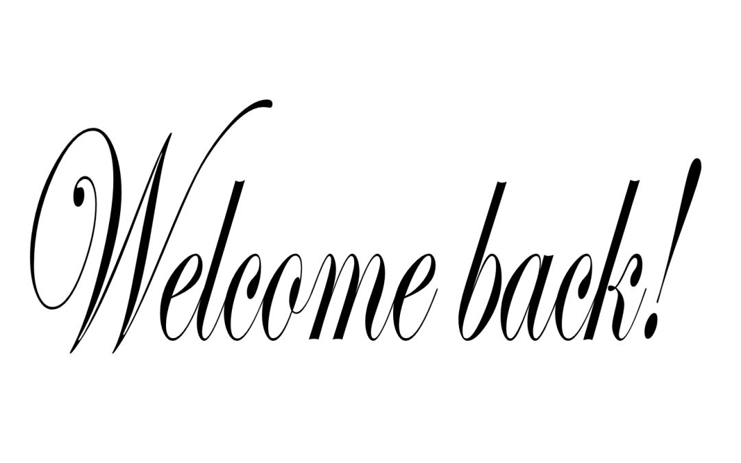 Arrangements for first week back: 2019/2020