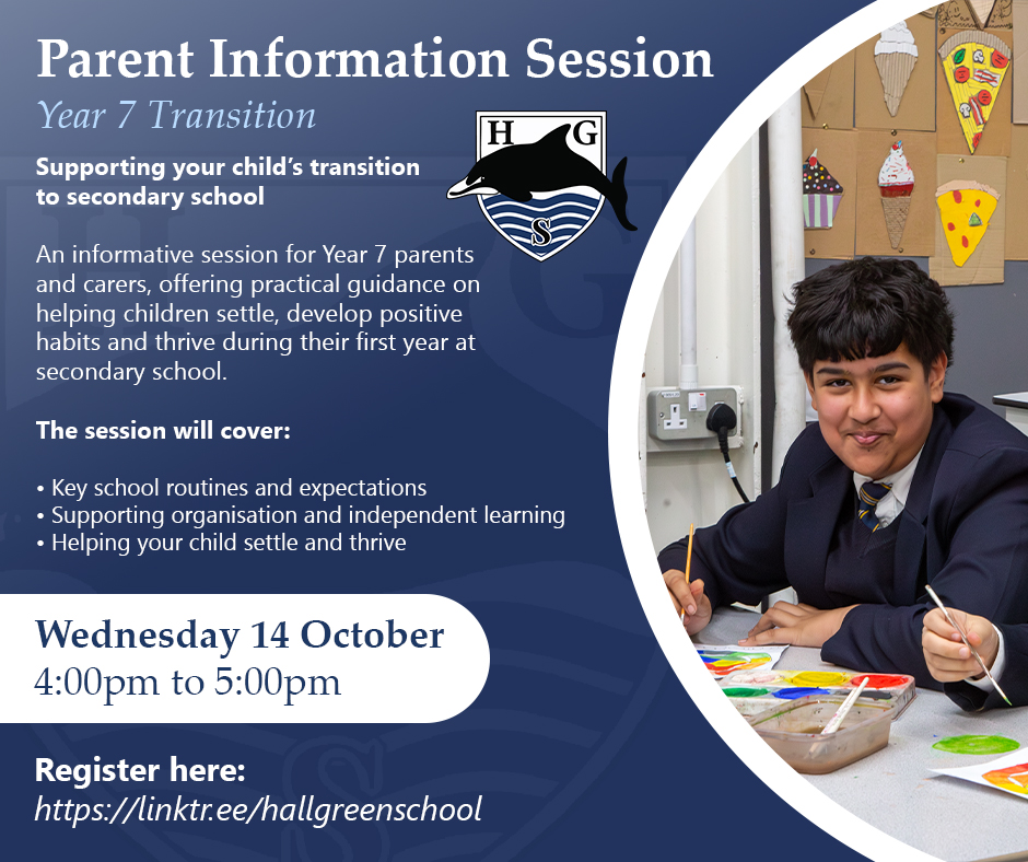 Year 7 Parent Info Session Poster